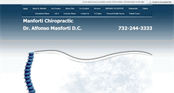 Desktop Screenshot of manfortichiropractic.com